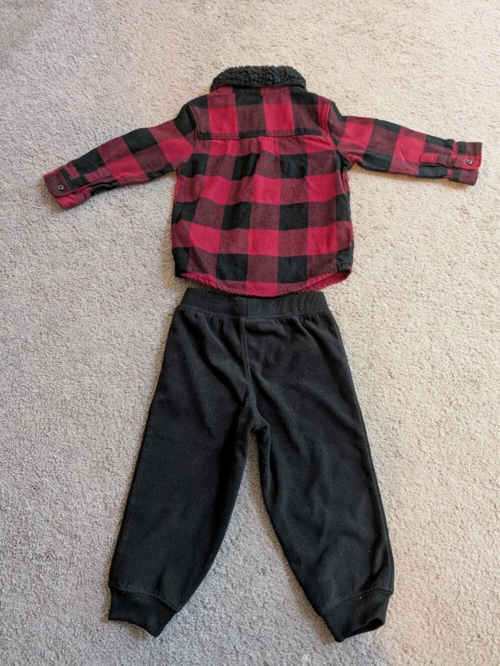 Carter's Flannel and Joggers